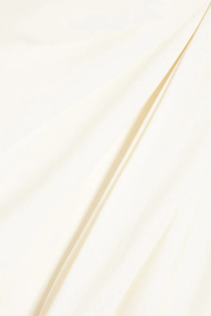 Alexander McQueen Draped crepe midi dress 4
