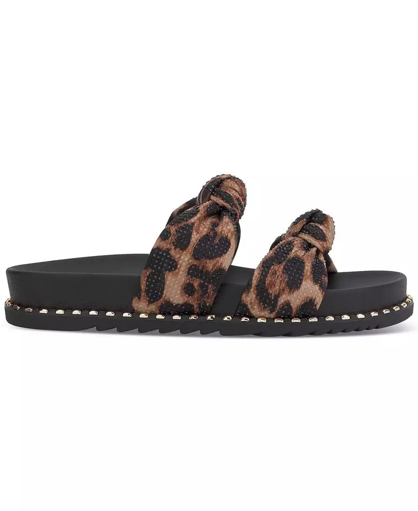 Jessica Simpson Women's Caralyna Rhinestone Knotted Footbed Sandals 2