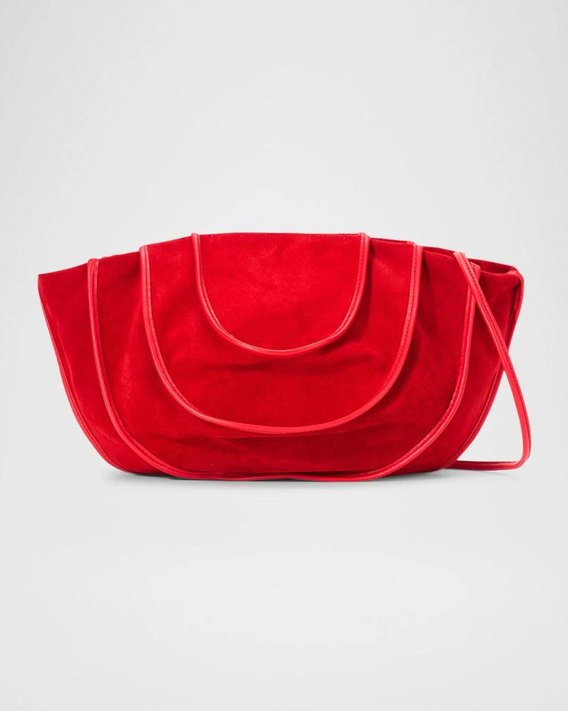 Staud Wells Suede Bag 1
