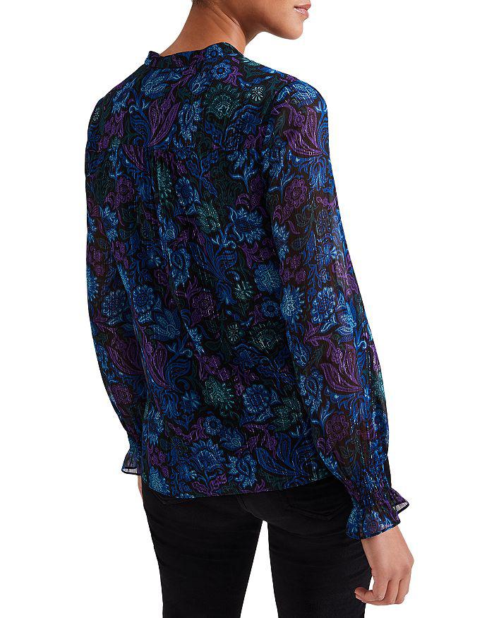 HOBBS LONDON Aisha Split Neck Blouse