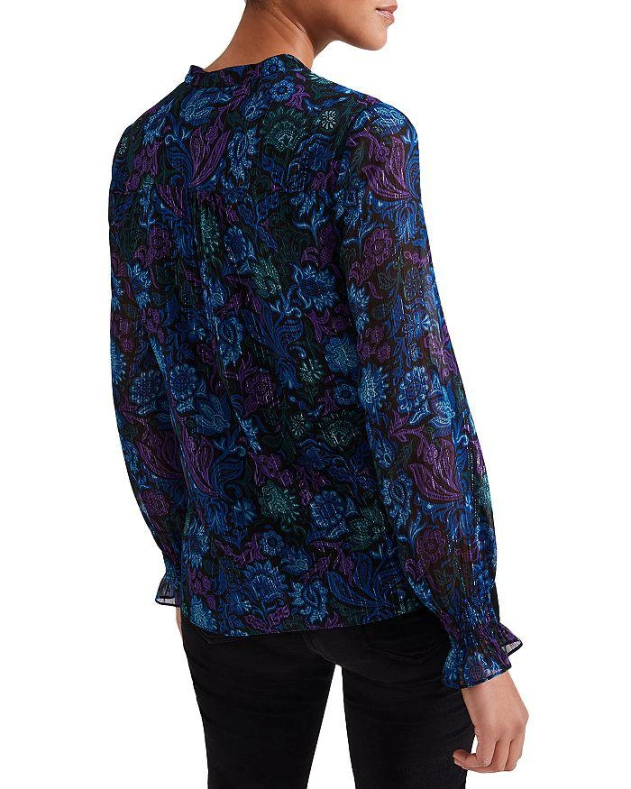 HOBBS LONDON Aisha Split Neck Blouse 2