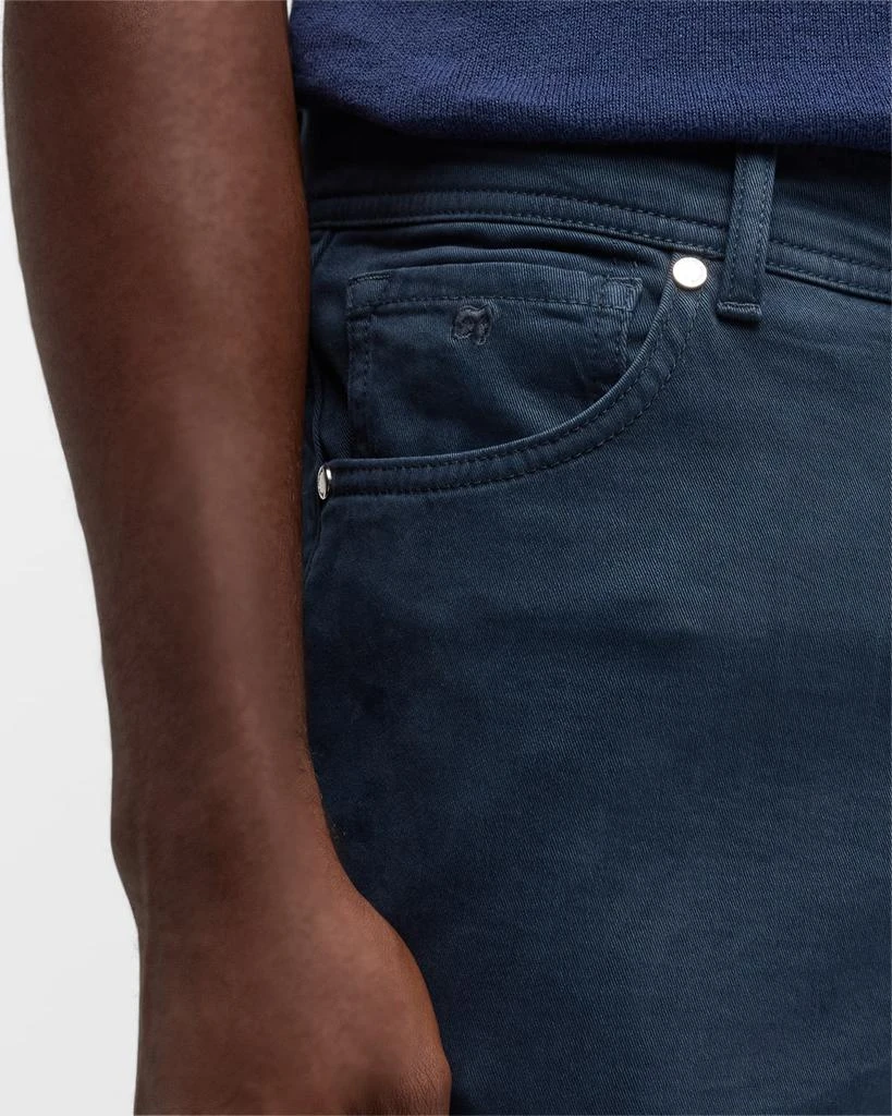Marco Pescarolo Men's Soft Drill 5-Pocket Pants 7