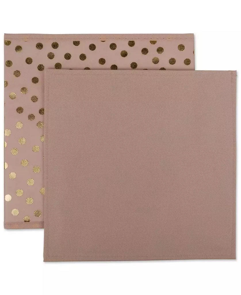 Design Imports Non-woven Polyester Cube Dots Millennial Square Set of 2 4