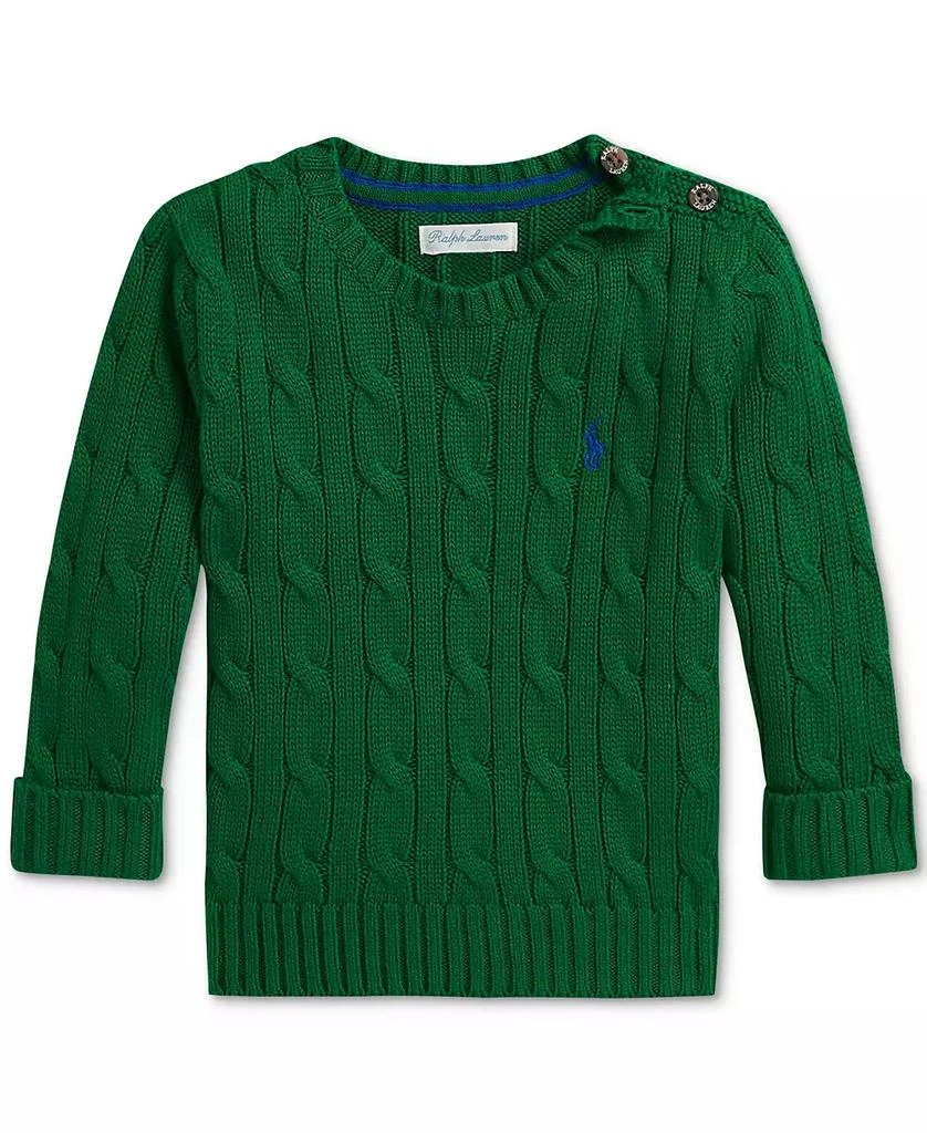 Ralph Lauren Baby Boys Cable-Knit Sweater