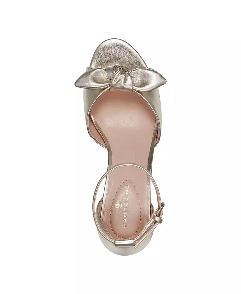 Bandolino Women's Andora Bow Kitten Heel Sandals 4