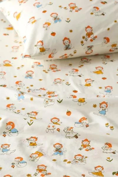 Urban Outfitters Strawberry Cat Core Sheet Set 2