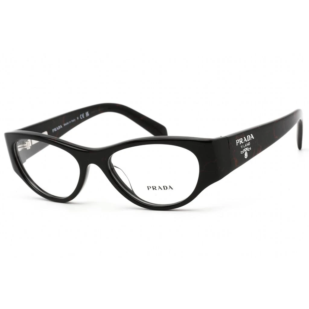 Prada Prada Women's Eyeglasses - Black Cat Eye Plastic Frame Clear Lens | 0PR 06ZV 11F1O1 1