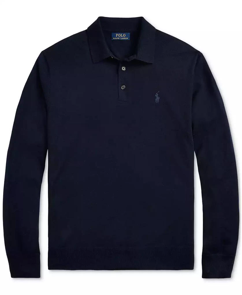 Ralph Lauren Men's Wool Polo-Collar Sweater 5