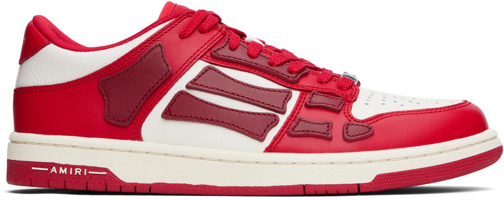AMIRI Black & Red Skel-Top Low Sneakers - Casual Shoes