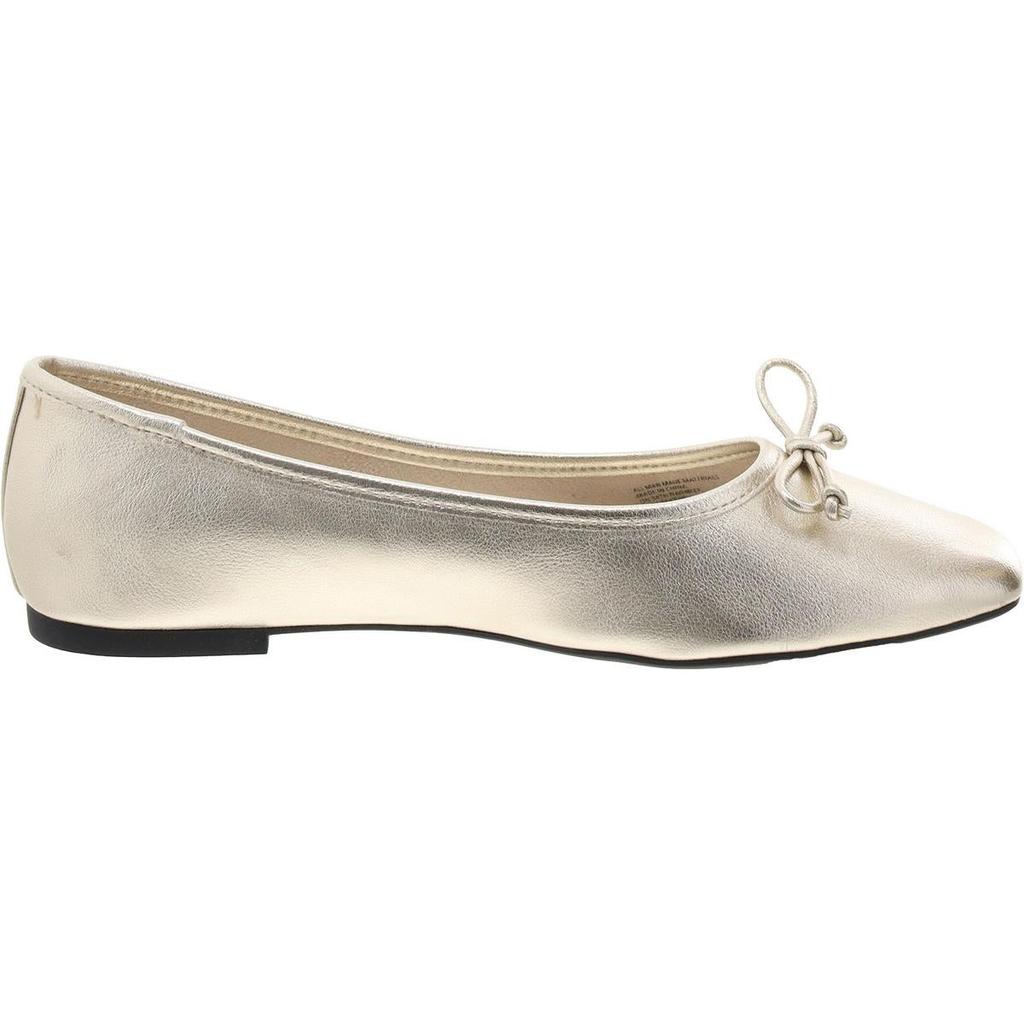 On 34th Naomiep Womens Faux Leather Slip On Ballet Flats
