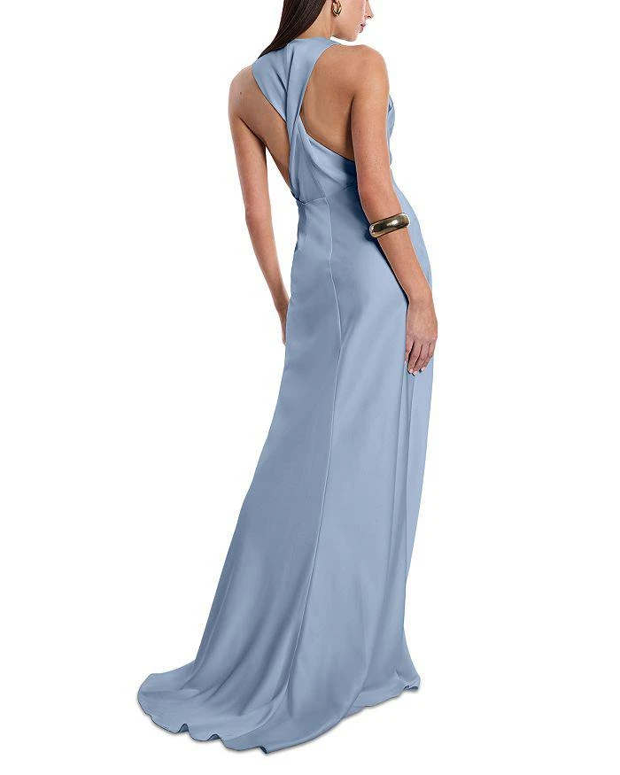 BCBG BCBG Cowl Neck Halter Gown 2