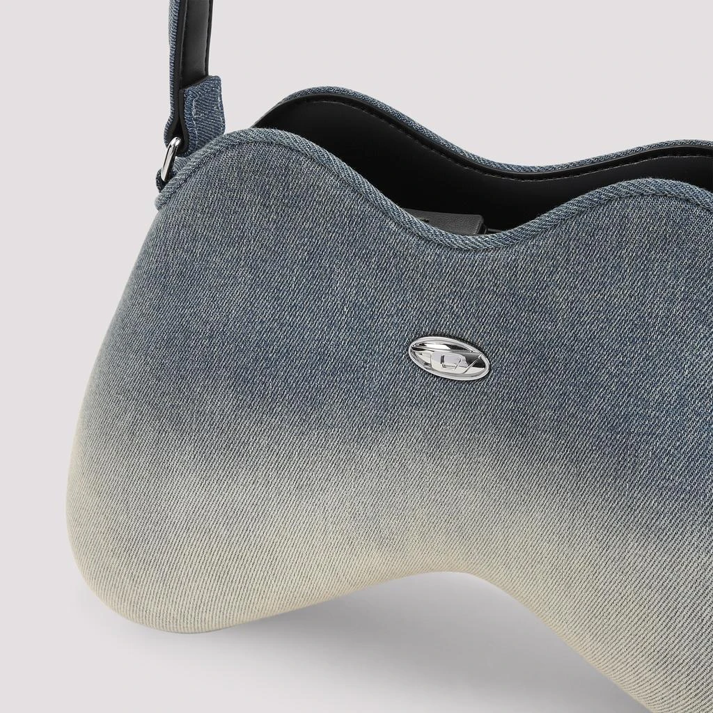 Diesel DOUBLE-D SHOULDER BAG IN DENIM 4