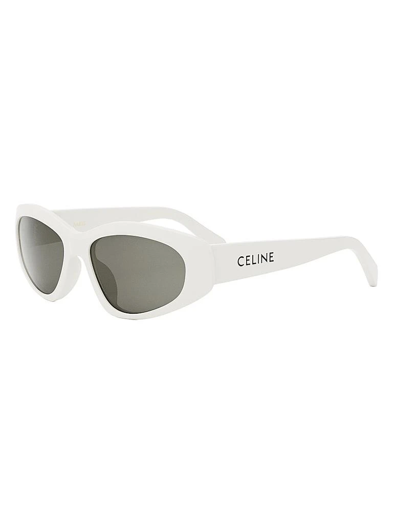 Celine Monochroms 57MM Geometric Sunglasses 2