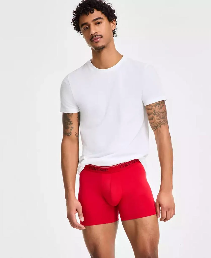 Calvin Klein Men's 3+1 Value Pack Micro Stretch Boxer Briefs 6