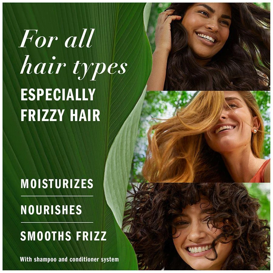 Herbal Essences Hemp Oil Sulfate Free Shampoo, Frizz Control Fresh Florals, Tropical Fruits, And Vanilla 2