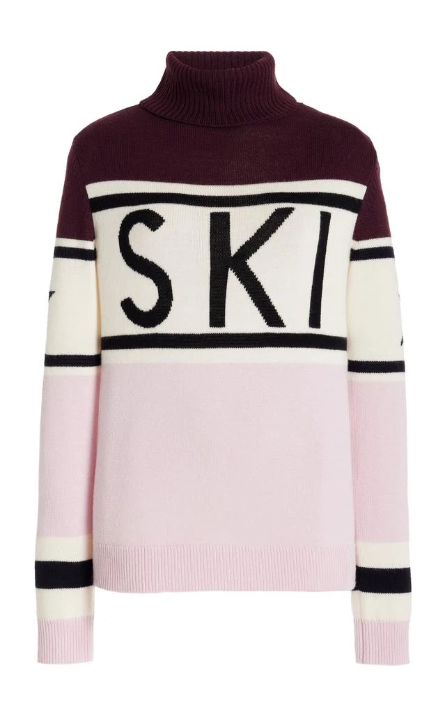PERFECT MOMENT Perfect Moment - Schild Wool Ski Sweater - Purple - M - Moda Operandi 1