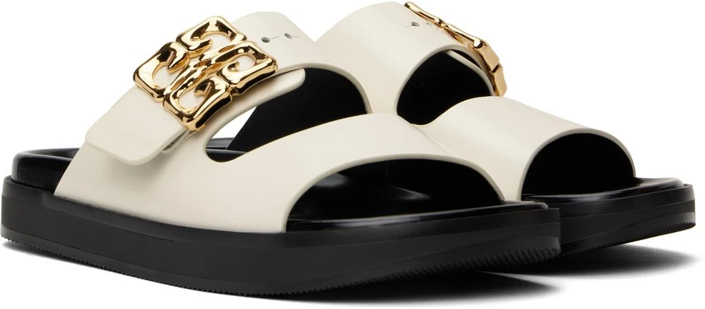 Givenchy Off-White 4G Liquid Flat Sandals 4