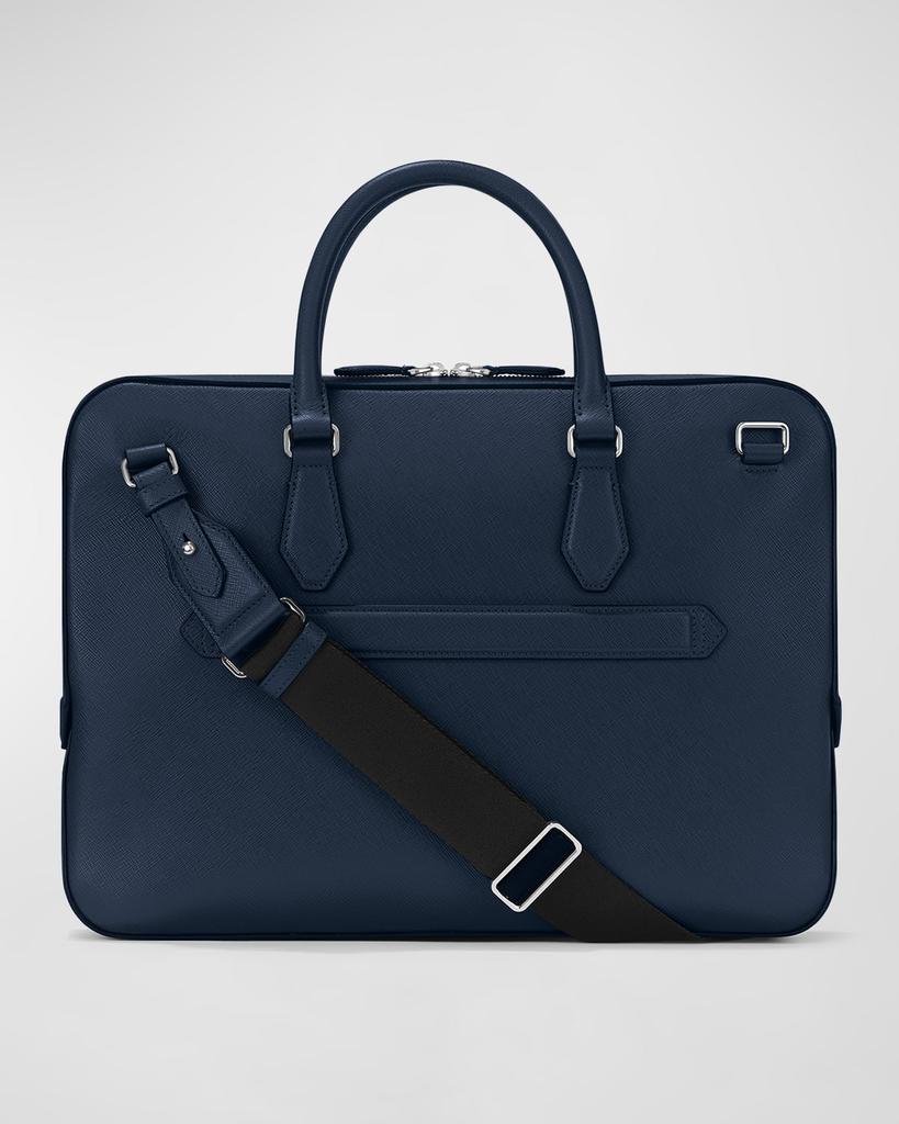 MontBlanc Men's Sartorial Thin Saffiano Leather Document Briefcase