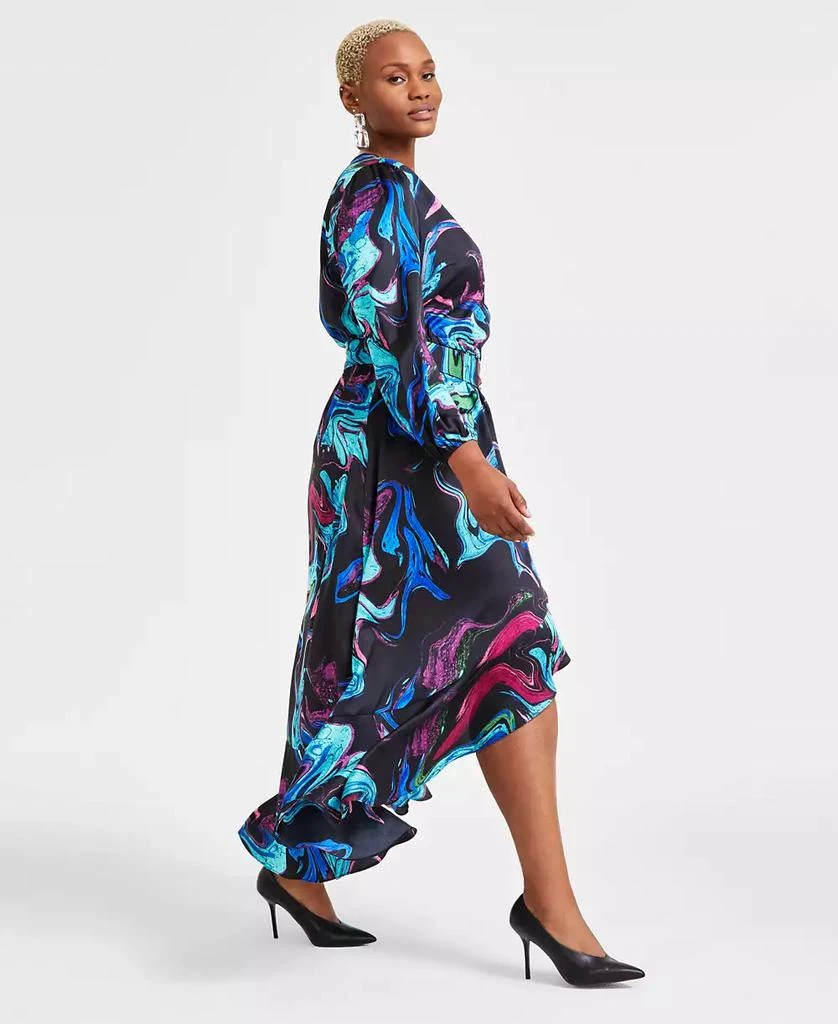 INC International Plus Size Ruffled Maxi Dress, Exclusively at Macy's 3