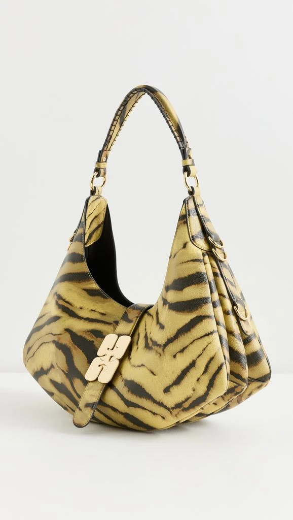 Ganni Kat Small Grained Zebra Bag 1