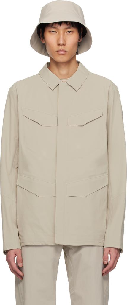 Veilance Beige Field Softshell Jacket