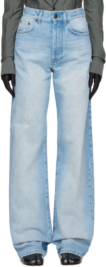 パンツ DRIES VAN NOTEN Denim Wide Pants DRIES VAN NOTEN Pleated denim wide-leg pants | NET-A-PORTER
