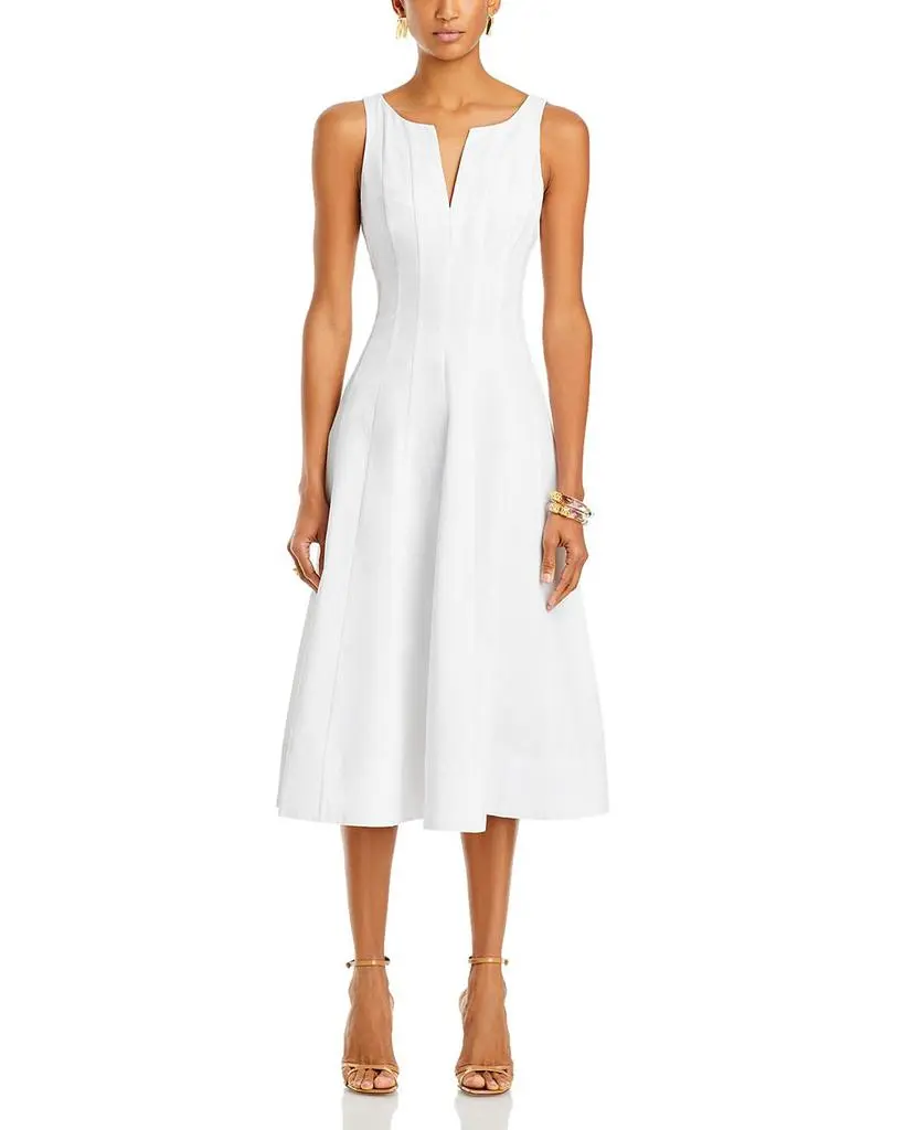 AQUA Paneled Midi Dress - Exclusive 3