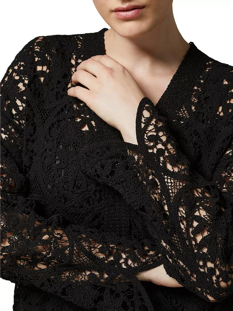 Marina Rinaldi Ardea Embroidered Lace Cardigan 4