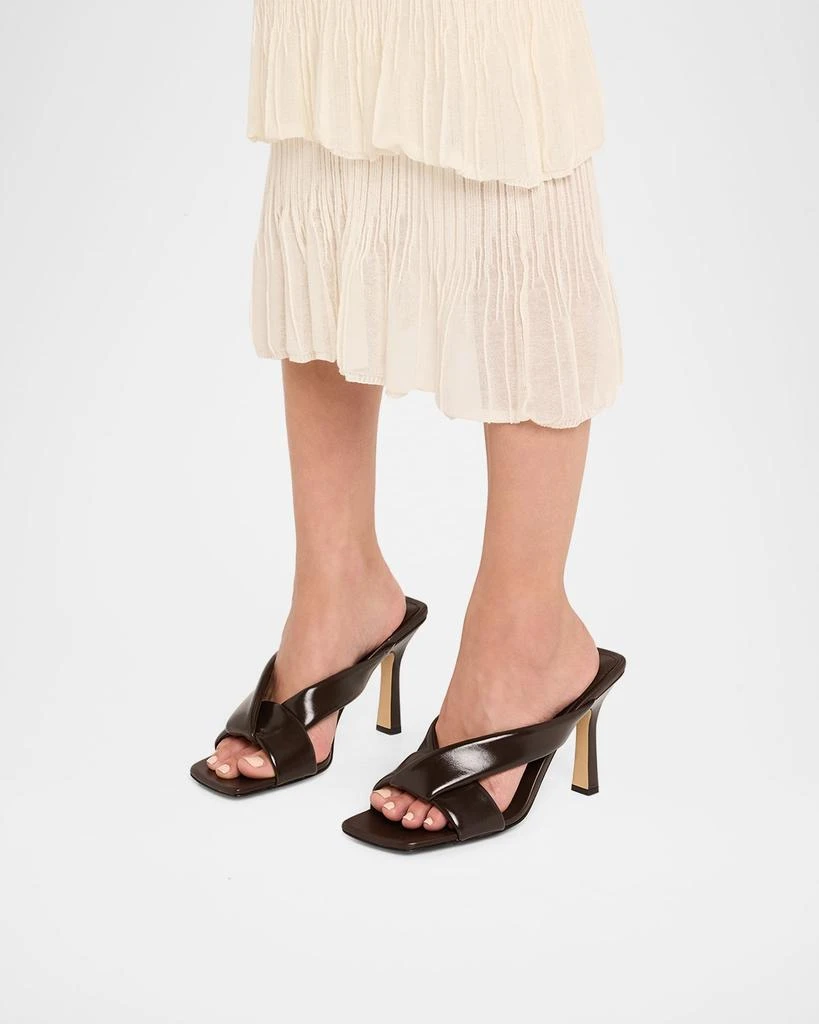 Bottega Veneta Criss Cross Padded Leather Slide Sandals 3