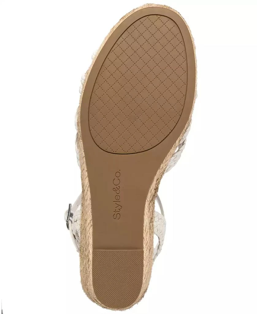 Style & Co Women's Vanaa Buckles Wedge Sandals, Exclusively at Macy's 6