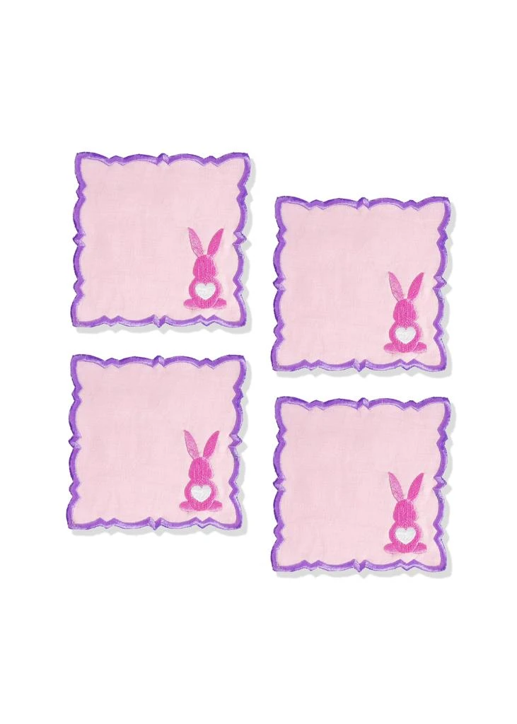 Tiramisu The Blossom Bunny Cocktail Napkins – Set of 4