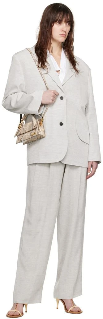 Jacquemus Beige Les Sculptures 'Le Chiquito long boucle' Bag 4