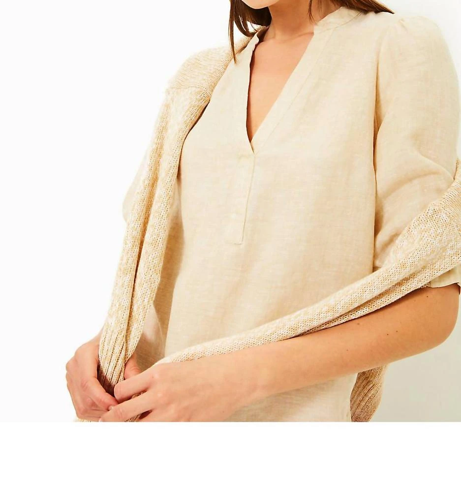 Lilly Pulitzer Lilly Pulitzer - Mialeigh Elbow Sleeve Linen Top 3