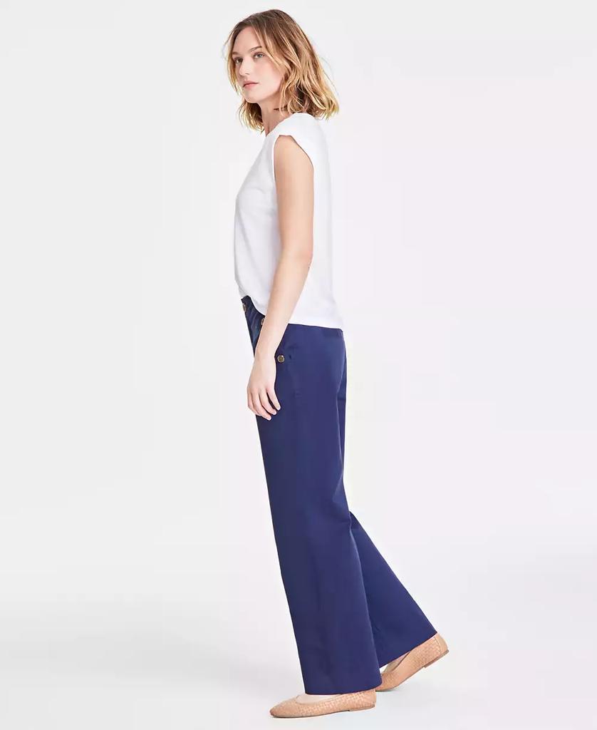 On 34th Women's Solid High-Rise Wide-Leg Sailor Pants, Exclusively at Macy's