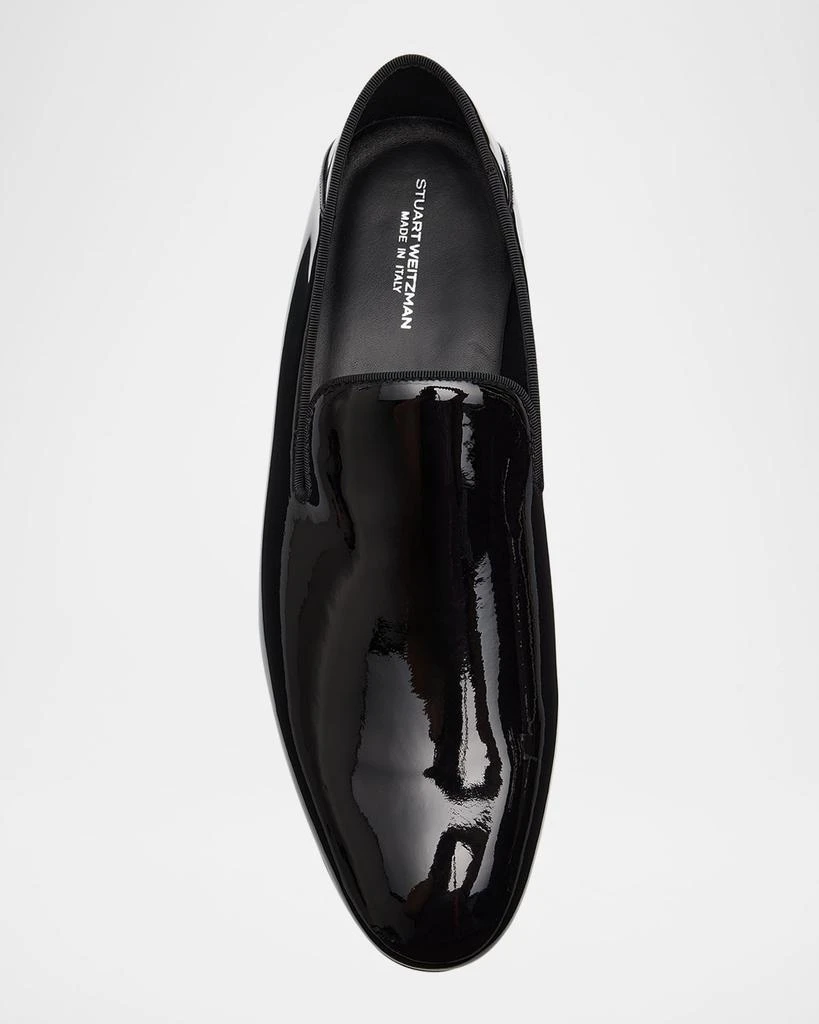 Stuart Weitzman Men's Buzz Patent Leather Loafers 3
