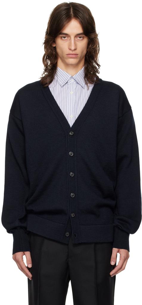 Shop Navy Virgin Wool Cardigan on Sale at BeyondStyle – Get Shop Navy Virgin Wool Cardigan on Sale at BeyondStyle – Get