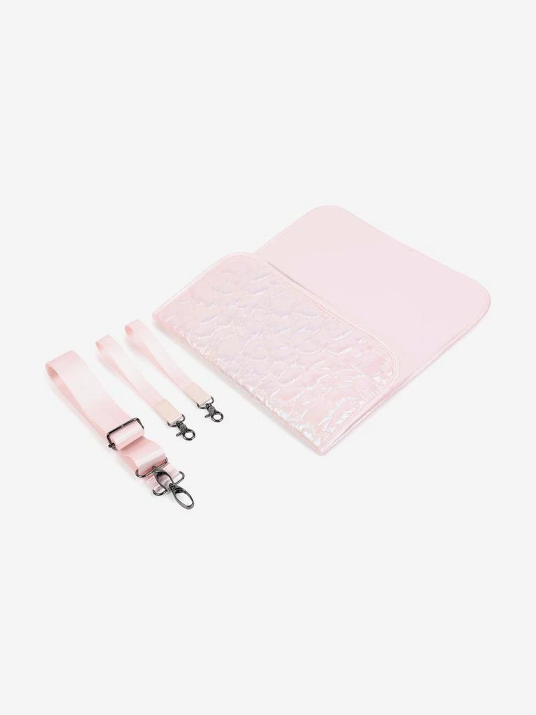 Billieblush Baby Girls Iridescent Quilted Changing Bag in Pink (41cm) 5