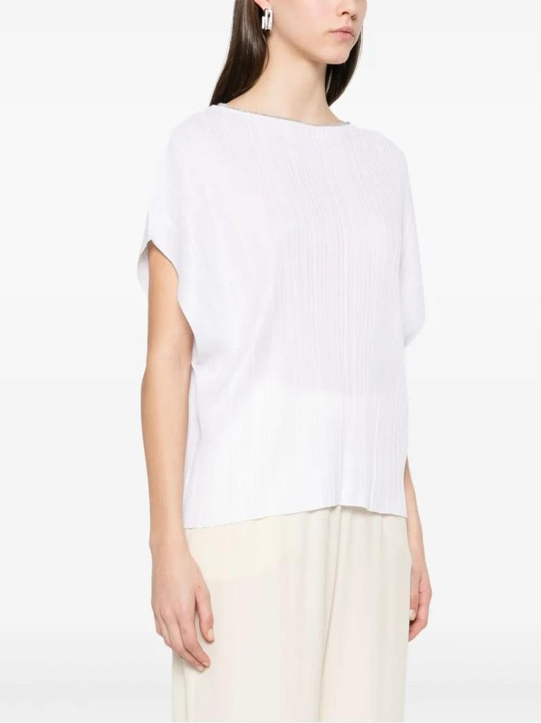 Fabiana Filippi Relaxed Silhouette White Top