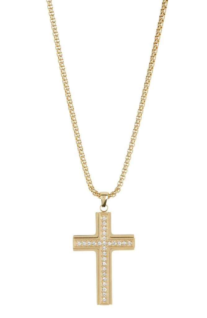 AMERICAN EXCHANGE Crystal Cross Pendant Necklace 1