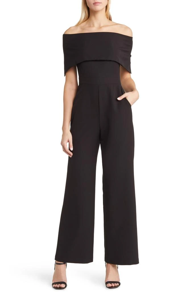 Vince Camuto Off the Shoulder Jumpsuit 1