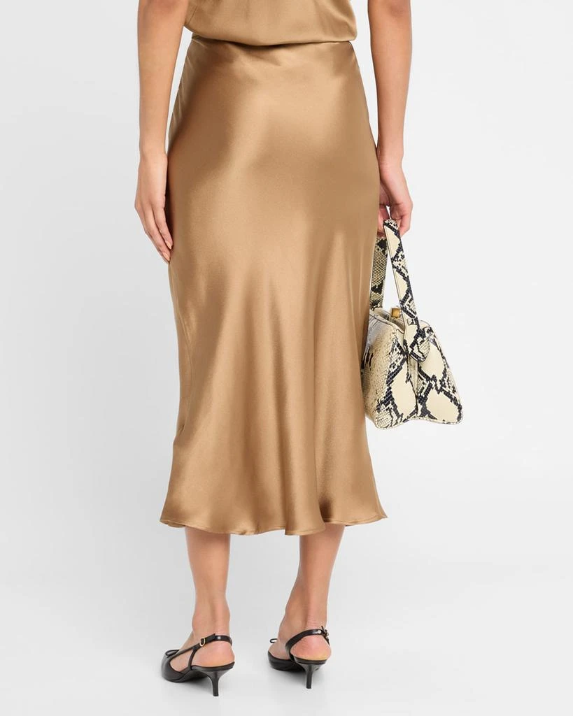 ANINE BING Bar Silk Slip Skirt 3