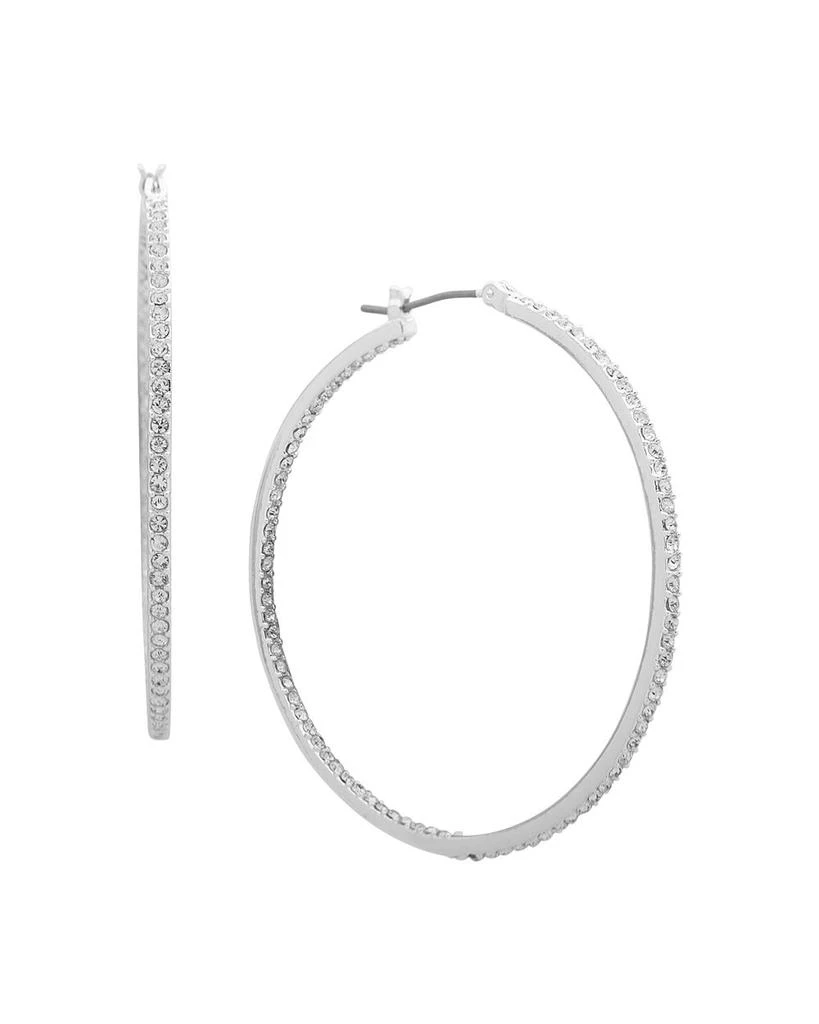 Ralph Lauren Lauren Pavé Inside-Out Hoop Earrings 1