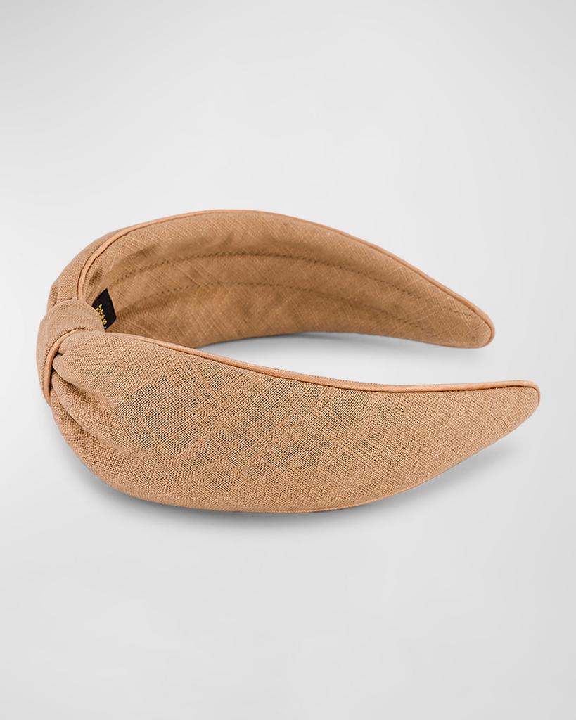 Alexandre de Paris Cinched Cotton Headband