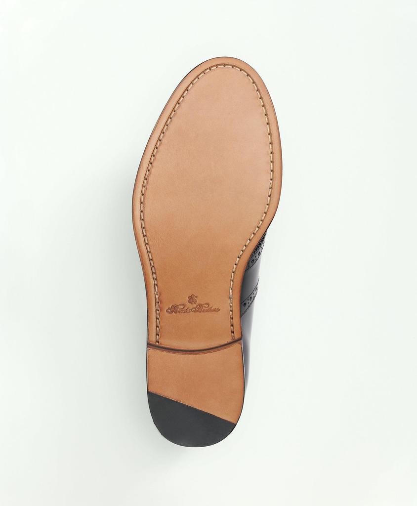 Brooks Brothers Black and Brown Leather Saddle Shoes Dress Shoes Free Shipping BeyondStyle