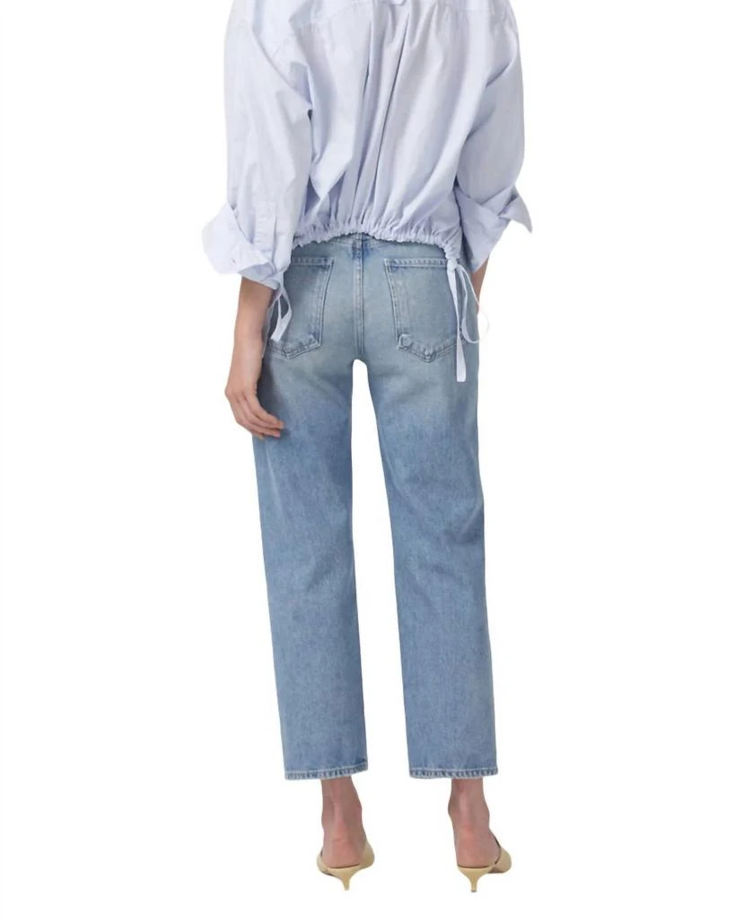 Citizens of Humanity Emery Crop Relaxed Straight Jeans In Daydream 2