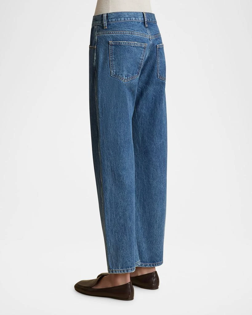 Khaite Kerrie Acid-Wash Straight-Leg Jeans 2