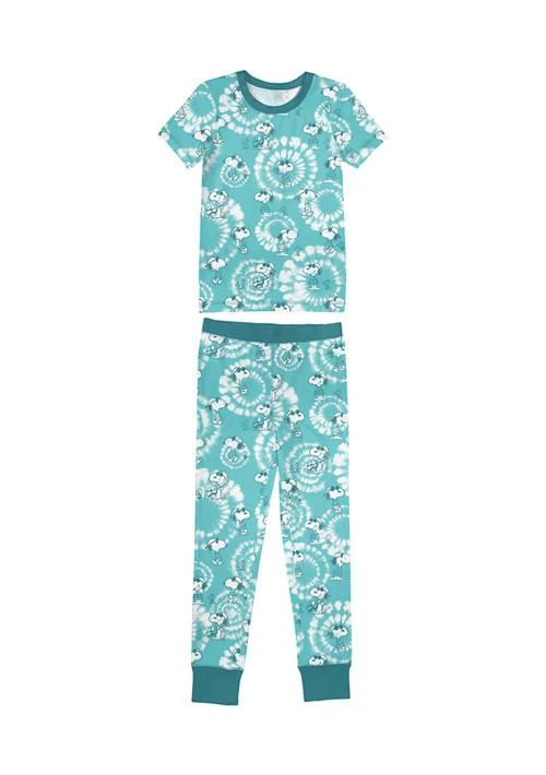 Peanuts® Girls 4 16 Short Sleeve T Shirt And Leggings Pajama Set 1