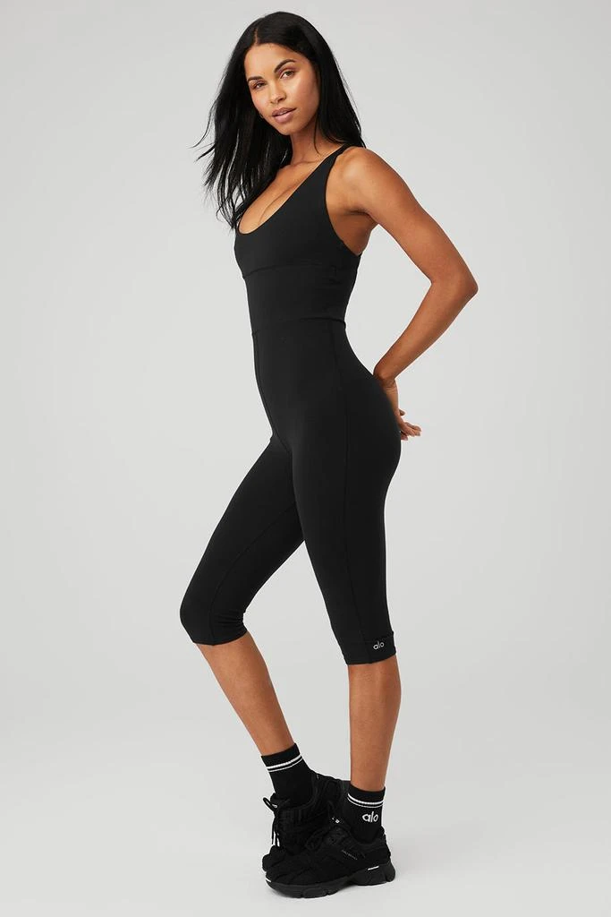 Alo Yoga Airbrush Physique Onesie - Black 3