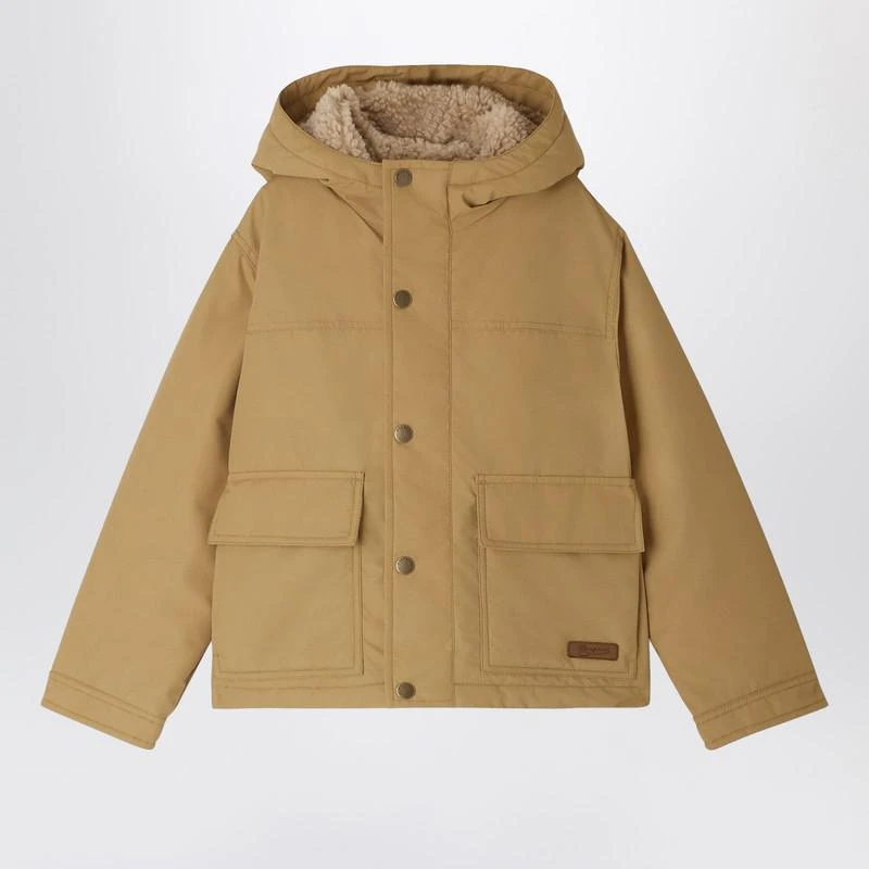 Bonpoint Baldwin beige nylon parka 1