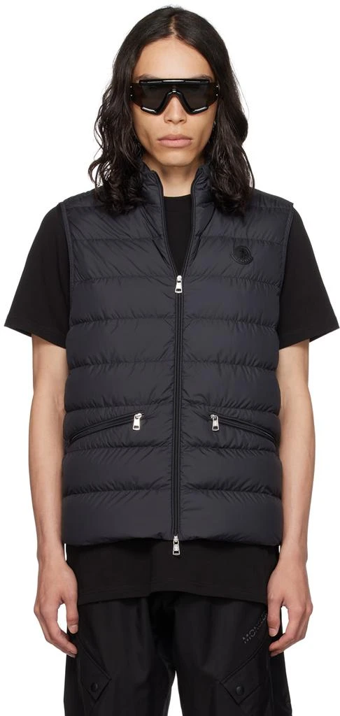 Moncler Black Treompan Down Vest 1